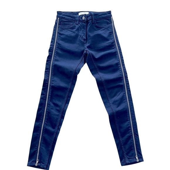 Sandro Denim Side Zip Pants - Picture 2 of 7